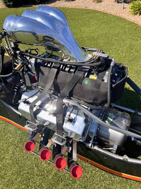 Top Eliminator Sand Dragster Racing Engine and Headers Other Side
